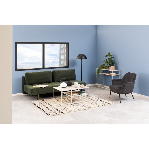 Sofa rozkładana Blain zielona - ACTONA